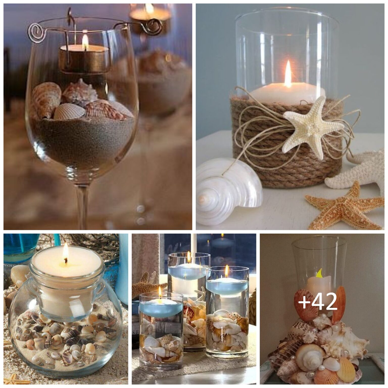 Diy Sea Themed Candle Holders 57 TopsDecor