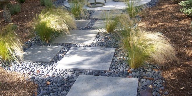 Decorate the Patio using Concrete Stepping Stones – TopsDecor.com