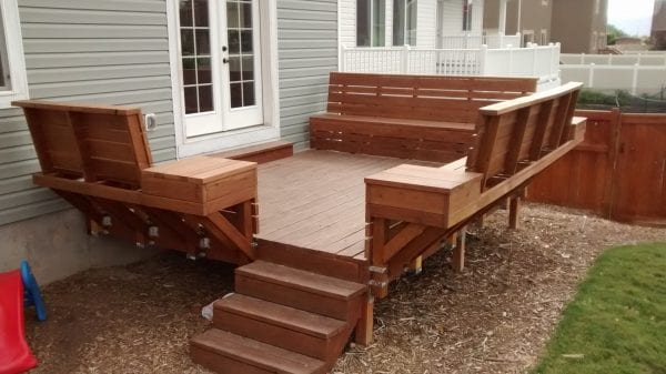 deck benches  35
