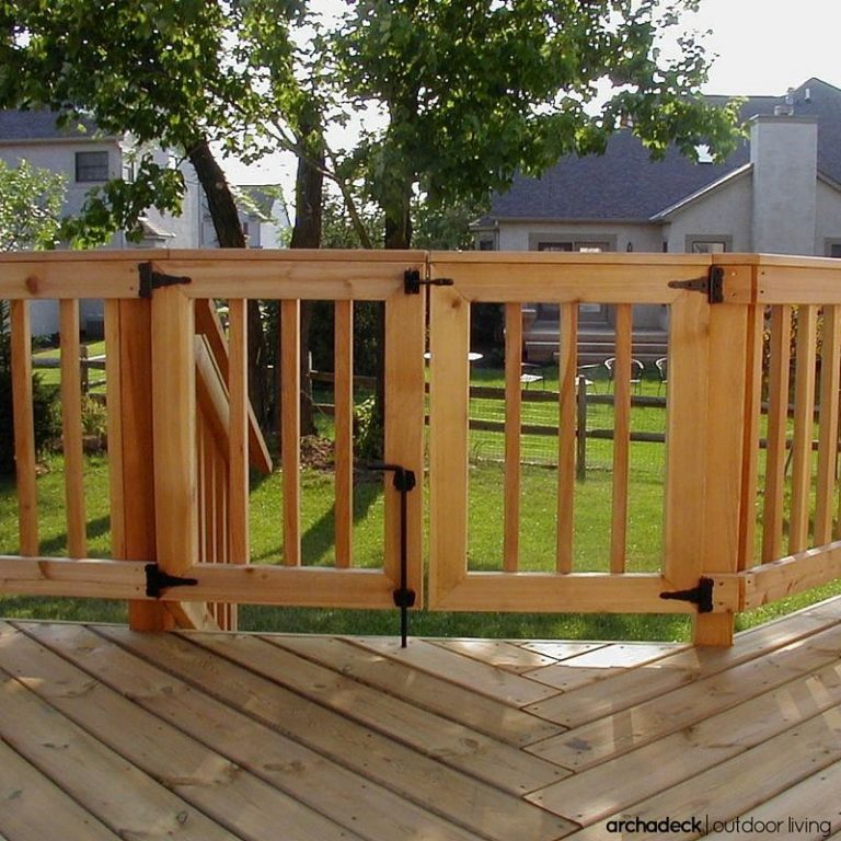 Deck Gates to secure your deck – TopsDecor.com