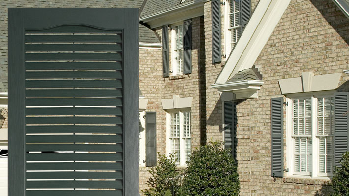 Design your home with exterior window shutters