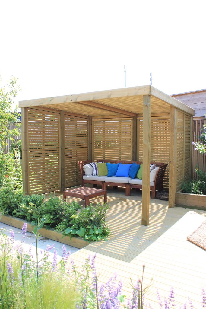 Stylish and beautiful garden shelter – TopsDecor.com