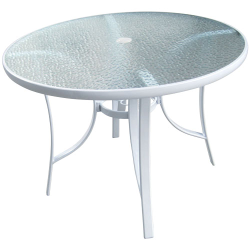 Glass patio table  71