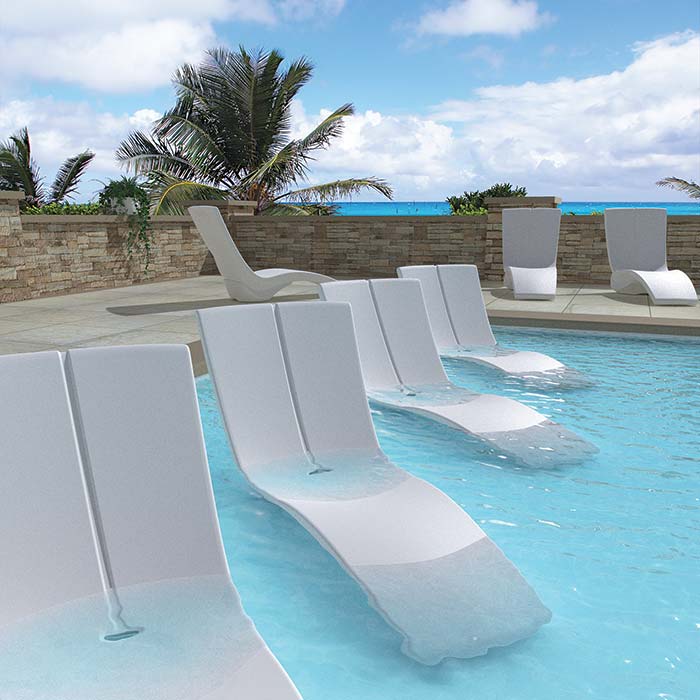 Your pool with stylish outdoor pool furniture