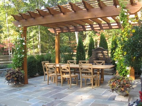 Give advanced touch to your gardens with stunning pergola designs