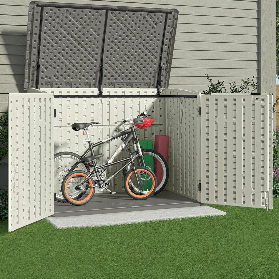 Plastic bike shed  45