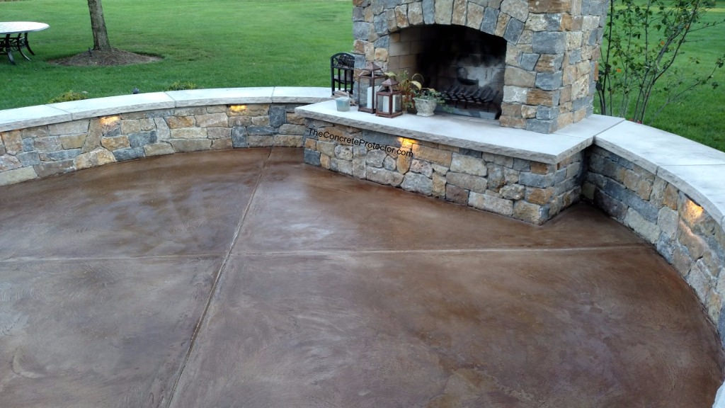 stained concrete patio  10