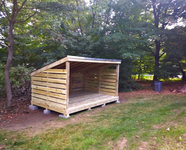 Keep your firewood safe and dry through wood shed plans – TopsDecor.com