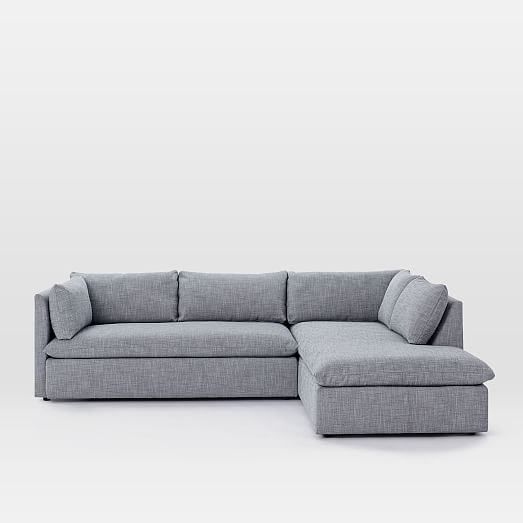 Shelter 2-Piece Terminal Chaise Sectional | west elm
