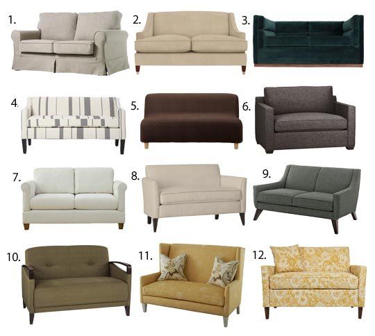 Small Space Seating: Sofas & Loveseats Under 60 Inches Wide