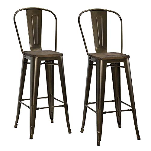 Antique Bar Stools: Amazon.com