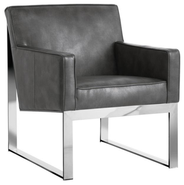 Stainless Steel Armchair - Contemporary - Armchairs And Accent
