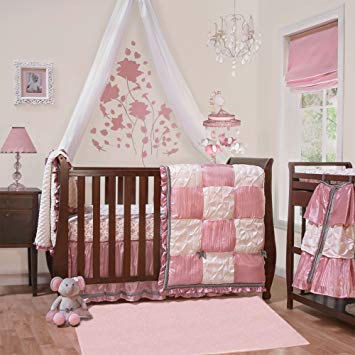 Amazon.com : Bella 6 Piece Baby Crib Bedding Set by The Peanut Shell