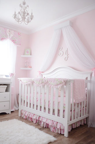 Baby Girl Nursery Ideas | Pink Baby Nursery