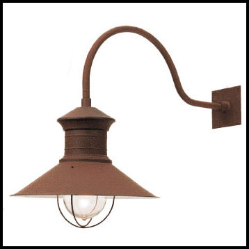 Barn Lighting, Barn Style Shade - Sign Bracket Store