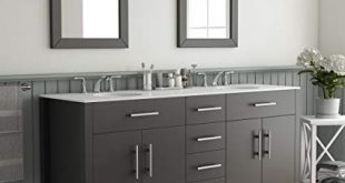 Amazon.com: 72 Inch Espresso Double Basin Sink Bathroom Vanity Set