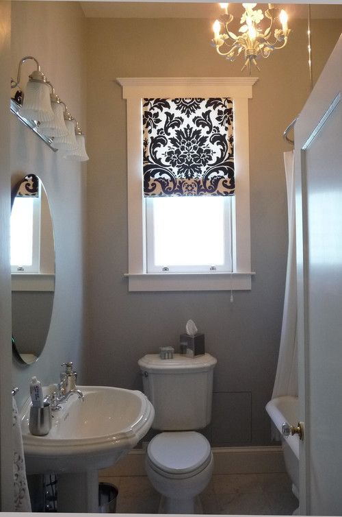 bathroom curtains for small windows- that's a cool idea but I would