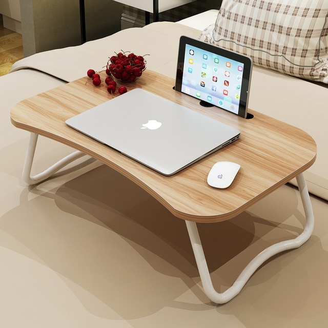Laptop bed table with simple dormitory lazy desk on bed desk