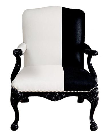 I'm currently having this chair upholstered in stamped black
