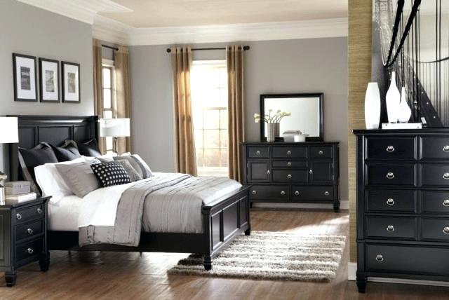 Pictures Of Bedrooms With Black Furniture Stylish Black Bedroom