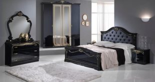 Black Gloss Bedroom Furniture stylish black italian high - Home Design