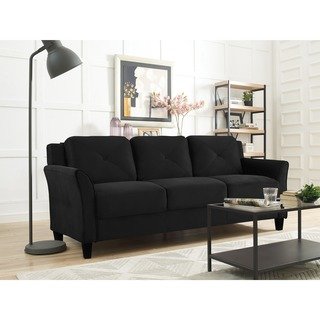 Because everyone needs a black
sofa!