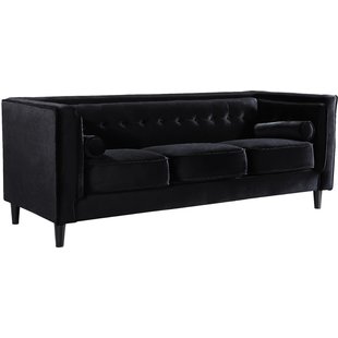 Black Tufted Sofas You'll Love | Wayfair