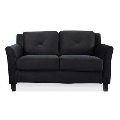 Having a black sofa in your
living room