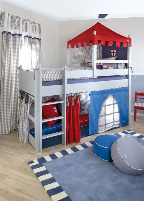 Boys Castle Bed |  Boys Bed/ Knight's Castle Cabin Bed / Designer