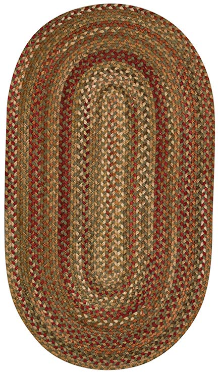 Amazon.com: Capel Manchester 0048 Braided Rug - Sage Red Hues