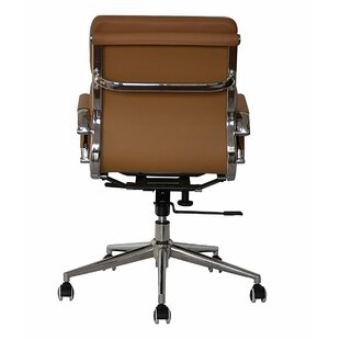 Brown Leather Office Chairs You'll Love | Wayfair