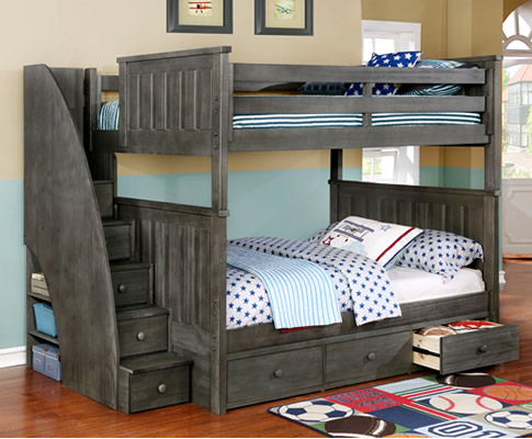 Full/Full Jordan Bunk Bed - Rooms4Kids