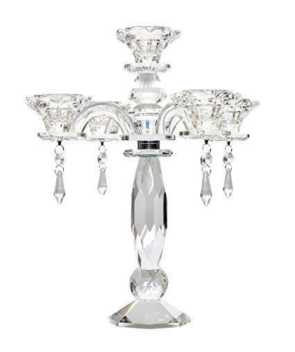 Amazon.com: Amlong Crystal 5-Arm Crystal Candelabra: Home & Kitchen