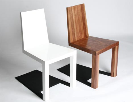 Optical Illusion Furniture: Creepy Shadow Chair Design
