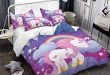 Amazon.com: Children's Bedding Cute Cartoon Unicorn Pattern Print