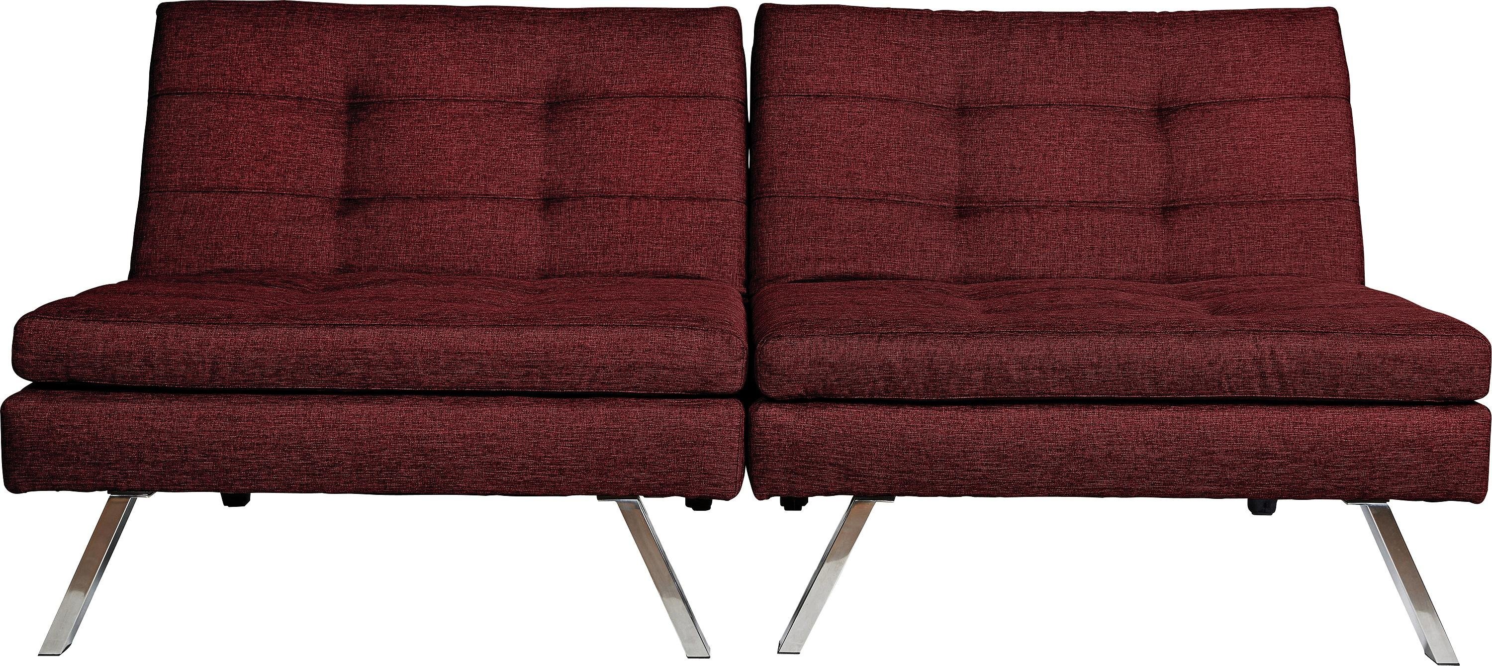 Buy Argos Home Duo 2 Seater Clic Clac Sofa Bed - Red | Sofa beds