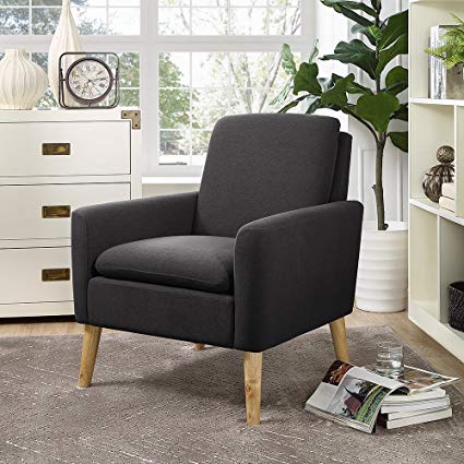 Amazon.com: Lohoms Modern Accent Fabric Chair Single Sofa Comfy