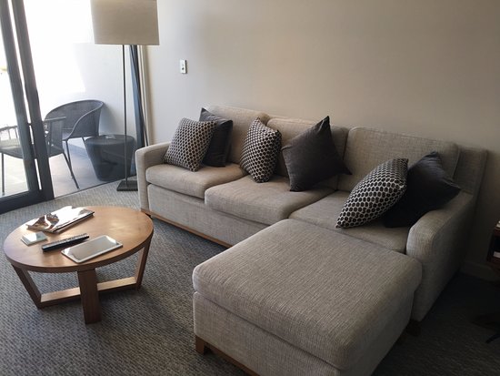 Big, comfy couch - Picture of The Rees Hotel, Luxury Apartments