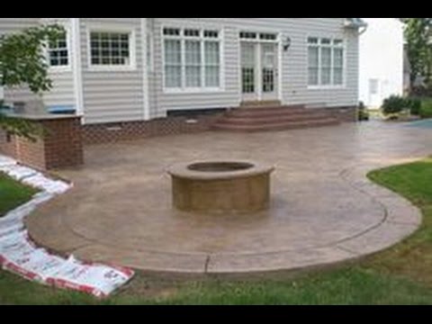 Concrete Patio Ideas~Concrete Patio Ideas And Pictures - YouTube