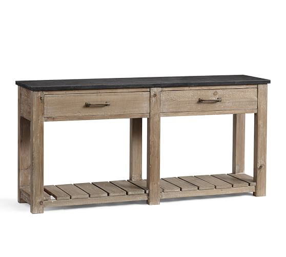Parker Reclaimed Wood Console Table | Pottery Barn