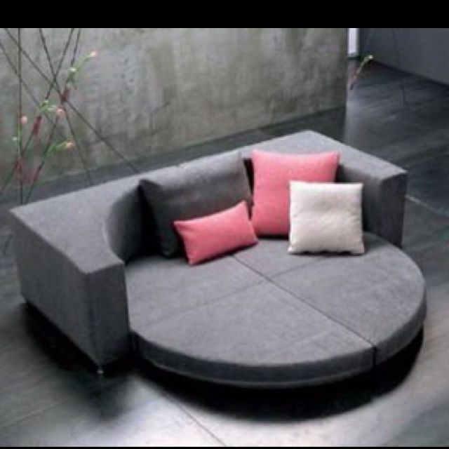 Round couch bed Too cool! | New home decor | Sofa bed design, Sofa