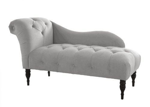 Amazon.com: Skyline Furniture Tufted Fainting Sofa, Velvet Light