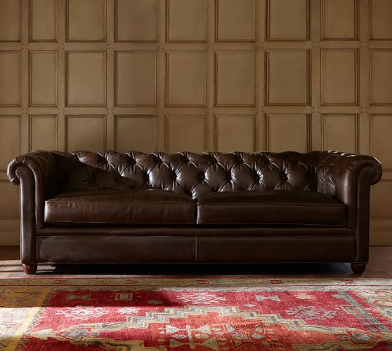 Chesterfield Leather Sofa | Pottery Barn