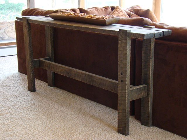 kerf-marked sofa table $525 | Sofa table | Table behind couch, Couch