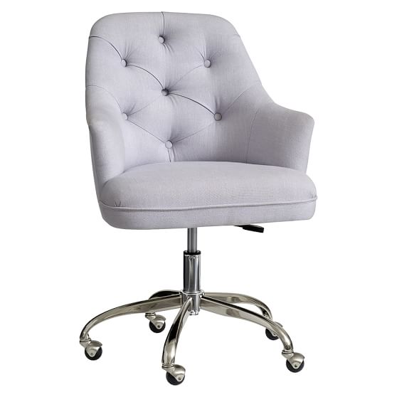 Twill Tufted Desk Chair | PBteen