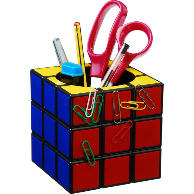 Free Shipping Rubik's Cube Desk Tidy Retro Cube Magnetic Desk Tidy