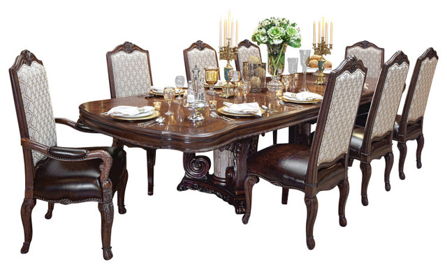 Victoria Palace 10-Piece Dining Table Set - Victorian - Dining Sets