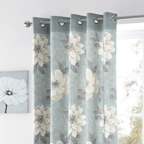 Eyelet Curtains Annabelle Duck Egg | Eyelet Curtains | Curtains