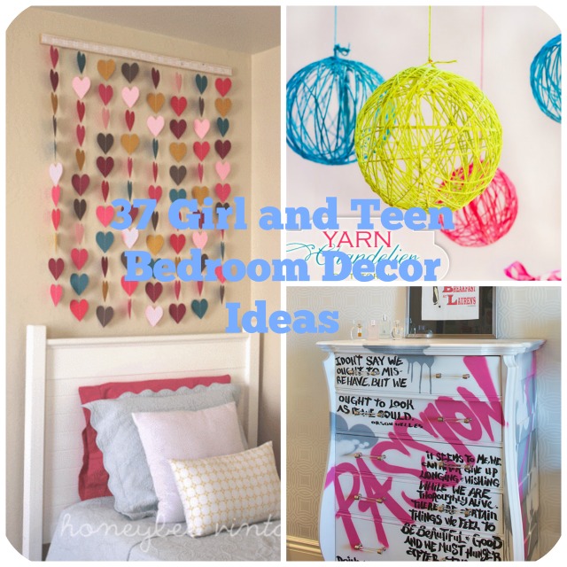 37 DIY Ideas for Teenage Girl's Room Decor