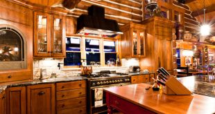 Evergreen Log Home - Rustic - Kitchen - Denver - by Monica Durante